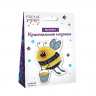 Кристальная мозаика ФРЕЯ арт.ALVM-052 Шмель (магнит) 7х9,5 см