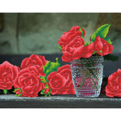 Кристальная мозаика на холсте ФРЕЯ арт.ALV-32 Страстные чувства 60х47,5 см