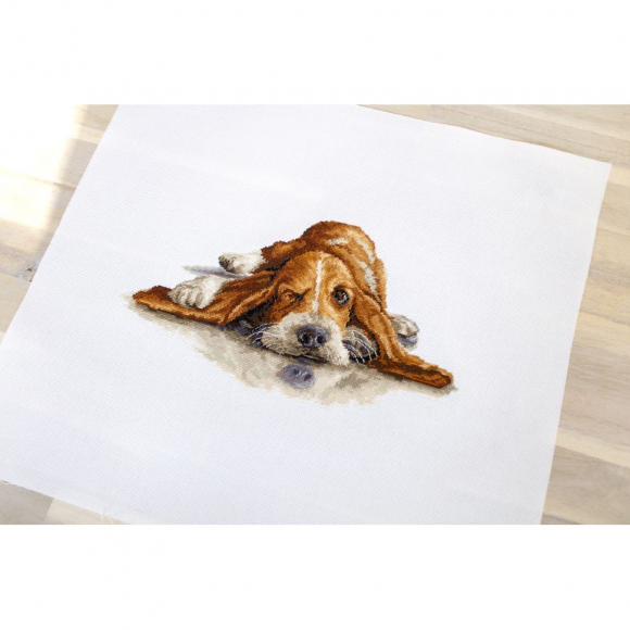 Набор для вышивания LUCA-S арт. B2341 Бассет 28,5х15,5 см Набор для вышивания LUCA-S арт. B2341 Бассет 28,5х15,5 см