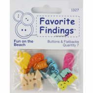 59969_Набор декоративных элементов Favorite Findings "Пляжное веселье"