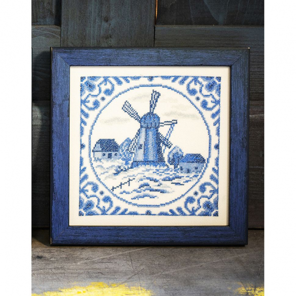 173993_Набор для вышивания "Ветровая мельница Дельфта"