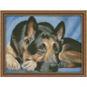 Набор для изготовления картин АЛМАЗНАЯ ЖИВОПИСЬ арт.АЖ.1418 Овчарка 40х30 см