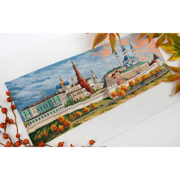 Набор для вышивания PANNA арт. G-7210 Осенняя Казань 14х36,5 см