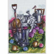 Набор для вышивания PANNA арт. J-1951 Дачник 18х24,5 см