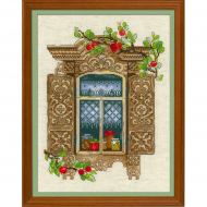 Набор для вышивания РИОЛИС арт.1732 Окошко в Малиновку 30х40 см