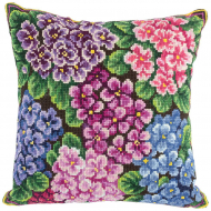 Набор для вышивания PANNA арт. PD-1948 Подушка Фиалки 30х30 см Набор для вышивания PANNA арт. PD-1948 Подушка Фиалки 30х30 см