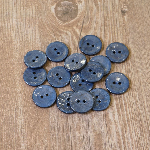 Пуговицы CONCEPT, размер 32, кокос, цвет COL.6 синий