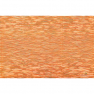 Бумага гофрированная Италия 50см х 2,5м 180г/м? цв.581 оранжевая