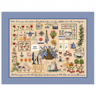 Набор для вышивания Le Bonheur des Dames арт.1136 Ete (Лето) 30х40 см