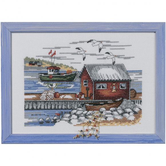 Набор для вышивания PERMIN арт.92-2309 Шведские рифы 20х28 см