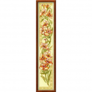 Набор для вышивания РИОЛИС арт.939 Альстромерии 20х92 см