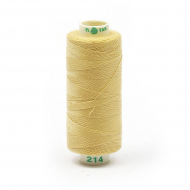 Нитки Dor Tak бытовые 40/2 полиэстер 366м цв.214 желтый