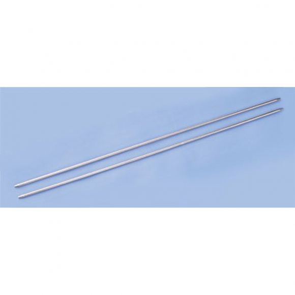Спицы арт.ВОС С-47 чулочные для вязания 2,0мм /19,5см (5шт), сталь цв.никель