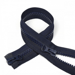 Молния MaxZipper трактор №8 2 замка усил.зв., 65см, цв.F330 т.синий уп.50шт