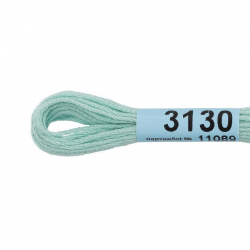 Нитки для вышивания Gamma мулине (3071-3172) 100% хлопок 24 x 8 м цв.3130 голубой