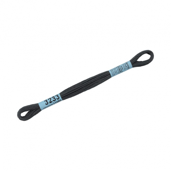 Нитки для вышивания Gamma мулине (3173-6115) 100% хлопок 24 x 8 м цв.3233 т.серый