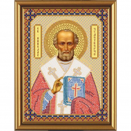 Набор для вышивания бисером НОВА СЛОБОДА арт.С6003 Николай Чудотворец 13х17 см
