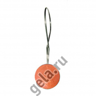 8466_Клипса для штор 40 мм MURTRA, цвет красный металлик