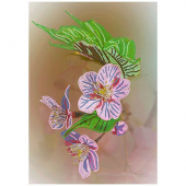 Принт для вышивания бисером ВЫШИВАЕМ БИСЕРОМ арт.№20 30х40 см