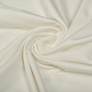 Ткань трикотаж Футер 2х нитка начес хлопок 190г опененд 100+100 безе 11-4201 пач.20-25кг