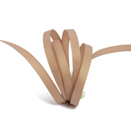 Лента Ideal репсовая в рубчик шир.6мм цв. 835 бежевый уп.22,85м