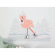 Набор для вышивания KLART арт. 8-417 Фламинго на коньках 20,5х15,5 см