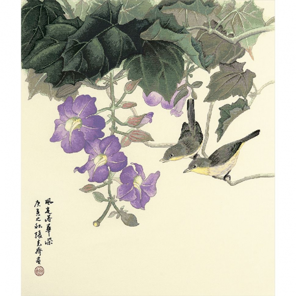 163693_Набор для вышивания "Небесно-голубая лиана"