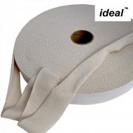 Лента Ideal трикотажная лицевая 100м, 350-380 г, ширина 7-9мм цв. какао
