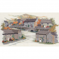 Набор для вышивания DERWENTWATER DESIGNS арт.14VE18 Derbyshire Village 40х23 см