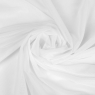 Сетка эластичная KRUZHEVO арт.TBY.068 80г/м? ш.160см цв.001 белый уп.1м