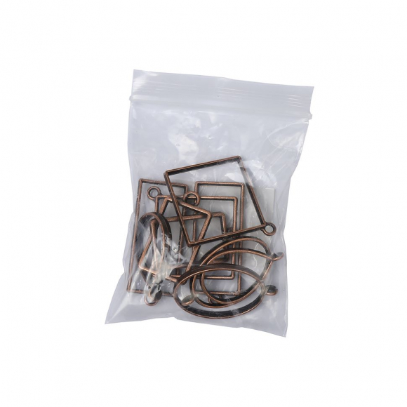 Рамка для  кулона из эпоксидной смолы  MAGIC 4 HOBBY арт.MH.MIX02 ассорти, цв. медь  уп. 10шт