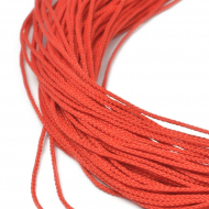 Шнур для мокасин, 1с-16, 1.5мм, цв. красный уп.200м