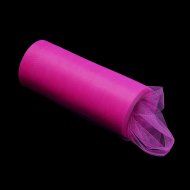 Фатин средней жесткости в шпульках,100% нейлон, арт.TBY.C шир.150мм цв.07 фуксия уп.22.86м