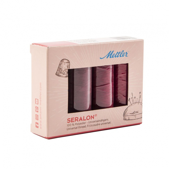 176762_Набор с нитками Seralon в подарочной упаковке, 4 катушки