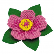 Набор для вышивания РИОЛИС арт.1624АС Магнит Цветок 8,5х8 см