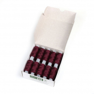 Нитки армированные 45ЛЛ 200 м цв.1216 т.бордовый Нитки армированные 45ЛЛ 200 м цв.1216 т.бордовый