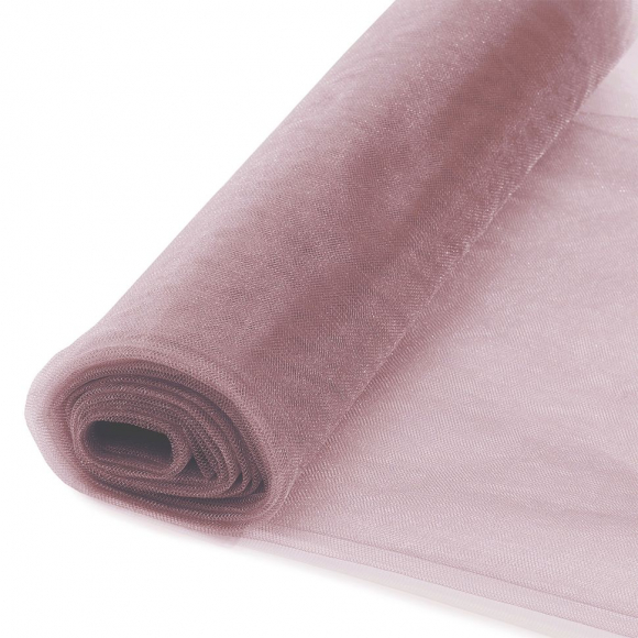 Фатин Кристалл средней жесткости блестящий арт.K.TRM шир.300см, 100% полиэстер цв. 09 К уп.50м - пудро-розовый Фатин Кристалл средней жесткости блестящий арт.K.TRM шир.300см, 100% полиэстер цв. 09 К уп.50м - пудро-розовый