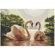 Набор для вышивания мулине НИТЕКС арт.0025 Свидание 56х35 см