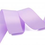 Лента Ideal репсовая в рубчик шир.38мм цв. 430 св.сиреневый уп.27,42м