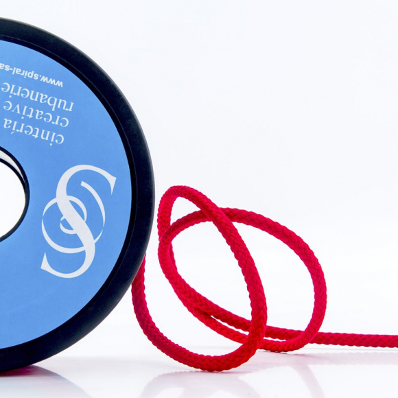 Шнур плетеный SPIRAL ( SAFISA), 4 мм, 25 м, цвет красный