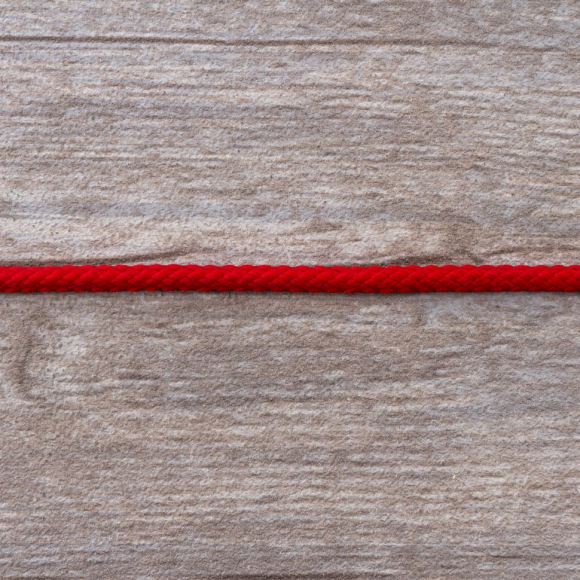 Шнур плетеный SPIRAL ( SAFISA), 4 мм, 25 м, цвет красный