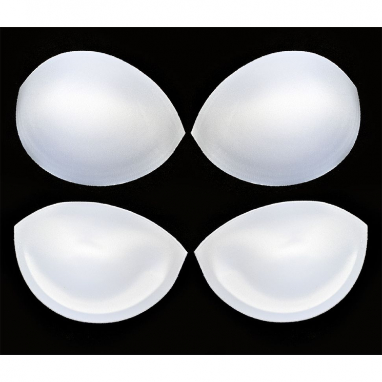Чашечки корсетные BC-53 с эффектом push-up р.70 цв. белый уп.10 пар