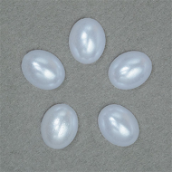 Полужемчужины MAGIC 4 HOBBY перламутр Овал 8х10 мм цв.41 белый уп.20г