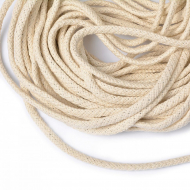 Шнур круглый х/б 08мм с наполнителем ШП-8 цв. 003 лен уп.100 м