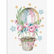 Набор для вышивания LUCA-S арт. B7007 Воздушный шар 13,5х19 см