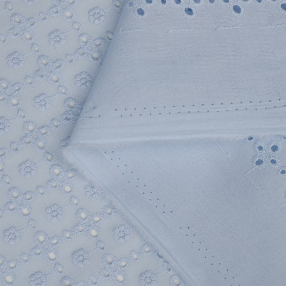 Ткань шитье TBY-8167-05 100г/м2 100% хлопок шир.150см цв.голубой рул.14,62м Ткань шитье TBY-8167-05 100г/м2 100% хлопок шир.150см цв.голубой рул.14,62м