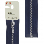 137483_Молния металл, Ni, слайдер Tropf, 4 мм, разъёмная однозамковая, 90 см, цвет 2626, кобальт синий