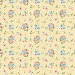 Ткань для пэчворка PEPPY Нежная История 146 г/м? 100% хлопок цв.НИ-09 желтый уп.50х55 см