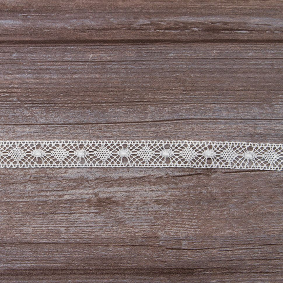 157190_Мерсеризованное хлопковое кружево, 19 мм, белый 157190_Мерсеризованное хлопковое кружево, 19 мм, белый