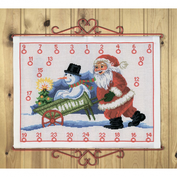 56043_Набор для вышивания календаря "Рождественский календарь"